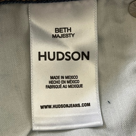 Hudson Beth Majesty Bootcut Jeans Dark Wash Size 24 Retro Western Rodeo Boho - Picture 11 of 15